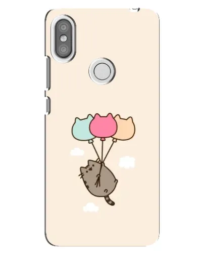 Чехол для Xiaomi Redmi S2 с картинкой «Пушин на шариках»