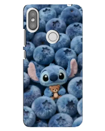 Чехол для Xiaomi Redmi S2 с картинкой «Стич и голубика» Чехол для Xiaomi Redmi S2 с картинкой «Стич и голубика»