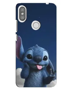 Чехол для Xiaomi Redmi S2 с картинкой «Стич в облаках»