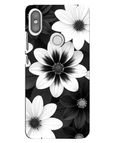Чохол для Xiaomi Redmi S2 з картинкою «Монохромні айстри» Чохол для Xiaomi Redmi S2 з картинкою «Монохромні айстри»