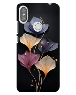 Чохол для Xiaomi Redmi S2 з картинкою «Лілові квіти грації»