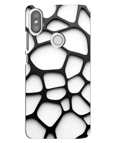 Чехол для Xiaomi Redmi S2 с картинкой «Белая объемная сетка» Чехол для Xiaomi Redmi S2 с картинкой «Белая объемная сетка»