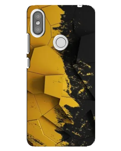 Чехол для Xiaomi Redmi S2 с картинкой «Золотые осколки геометрии» Чехол для Xiaomi Redmi S2 с картинкой «Золотые осколки геометрии»