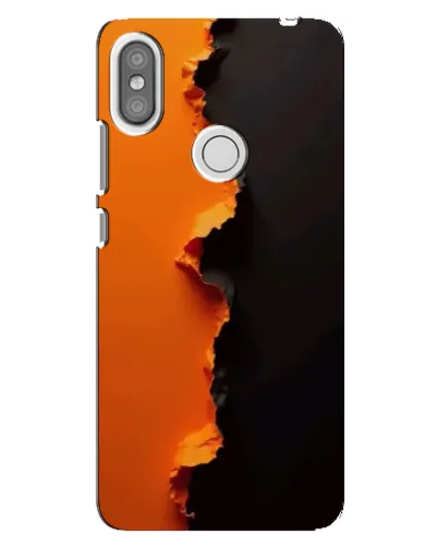 Чехол для Xiaomi Redmi S2 с картинкой «Оранжевый разлом» Чехол для Xiaomi Redmi S2 с картинкой «Оранжевый разлом»