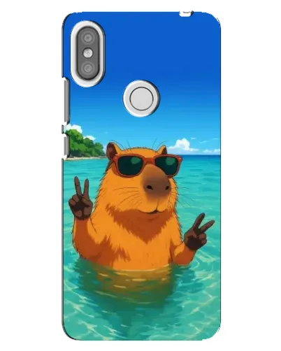 Чехол для Xiaomi Redmi S2 с картинкой «Морская капибара» Чехол для Xiaomi Redmi S2 с картинкой «Морская капибара»
