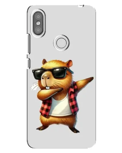 Чехол для Xiaomi Redmi S2 с картинкой «Капибара рэпер даб» Чехол для Xiaomi Redmi S2 с картинкой «Капибара рэпер даб»