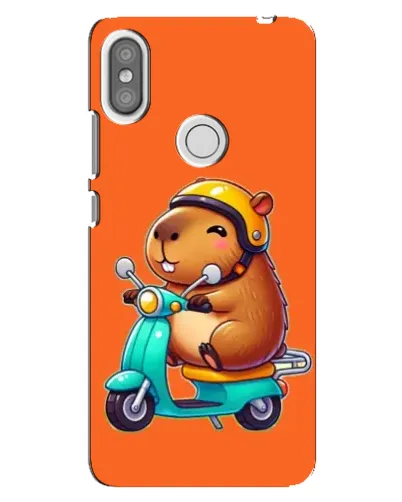 Чехол для Xiaomi Redmi S2 с картинкой «Капибара на скутере» Чехол для Xiaomi Redmi S2 с картинкой «Капибара на скутере»