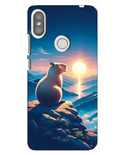 Чехол для Xiaomi Redmi S2 с картинкой «Закат солнца с капибарой» Чехол для Xiaomi Redmi S2 с картинкой «Закат солнца с капибарой»
