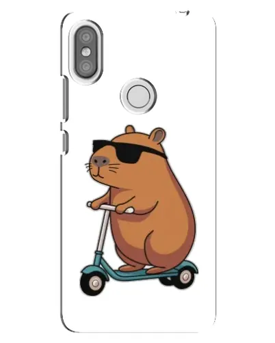Чехол для Xiaomi Redmi S2 с картинкой «Капибара на самокате» Чехол для Xiaomi Redmi S2 с картинкой «Капибара на самокате»