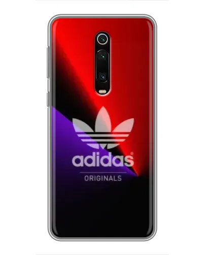 Чехол для Xiaomi Mi 9T с картинкой «Adidas Red Neon»