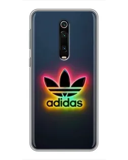 Чехол для Xiaomi Mi 9T с картинкой «Неоновый Adidas»