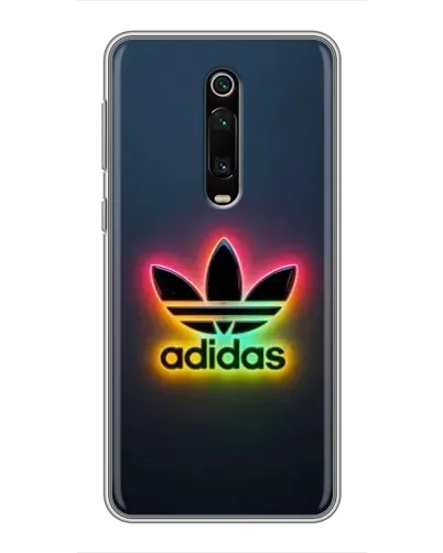 Чехол для Xiaomi Mi 9T с картинкой «Неоновый Adidas»