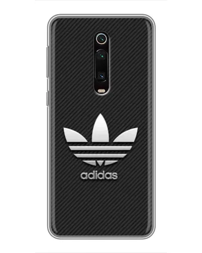 Чехол для Xiaomi Mi 9T с картинкой «Adidas Карбоновая текстура»