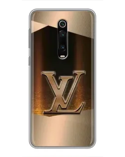 Чехол для Xiaomi Mi 9T с картинкой «LV — золотое сияние»