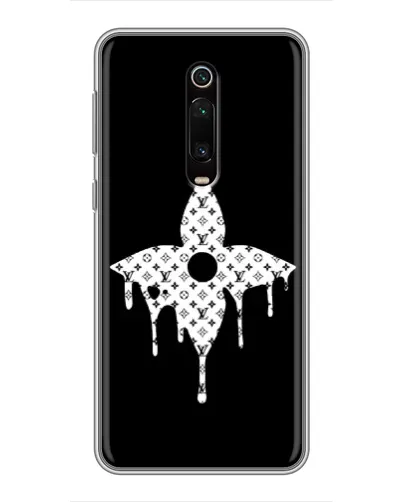 Чехол для Xiaomi Mi 9T с картинкой «Цветочная монограмма»