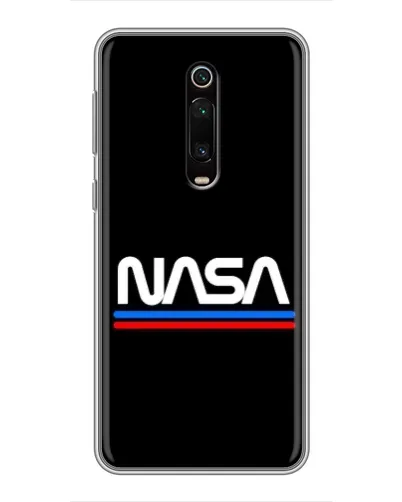 Чехол для Xiaomi Mi 9T с картинкой «NASA — классика Red Blue» Чехол для Xiaomi Mi 9T с картинкой «NASA — классика Red Blue»