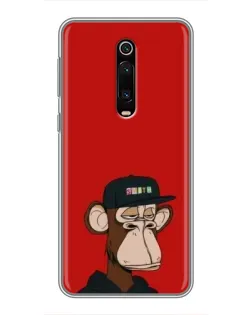 Чохол для Xiaomi Mi 9T з картинкою «Bored Ape — червоний фон» Чохол для Xiaomi Mi 9T з картинкою «Bored Ape — червоний фон»