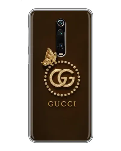 Чехол для Xiaomi Mi 9T с картинкой «Gucci — золотая бабочка»