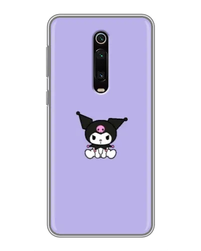 Чехол для Xiaomi Mi 9T с картинкой «Kuromi — фиолетовый минимализм»