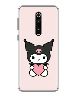 Чехол для Xiaomi Mi 9T с картинкой «Kuromi и сердце» Чехол для Xiaomi Mi 9T с картинкой «Kuromi и сердце»