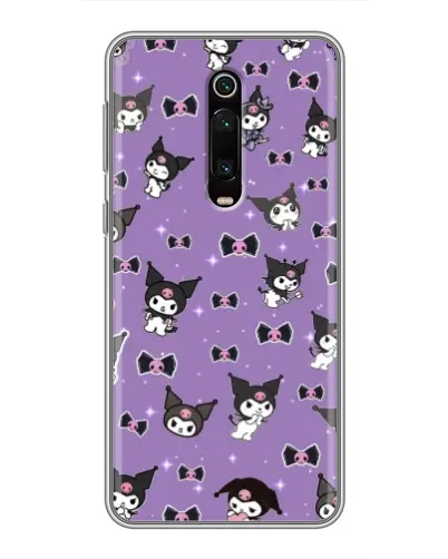 Чехол для Xiaomi Mi 9T с картинкой «Kuromi — паттерн»