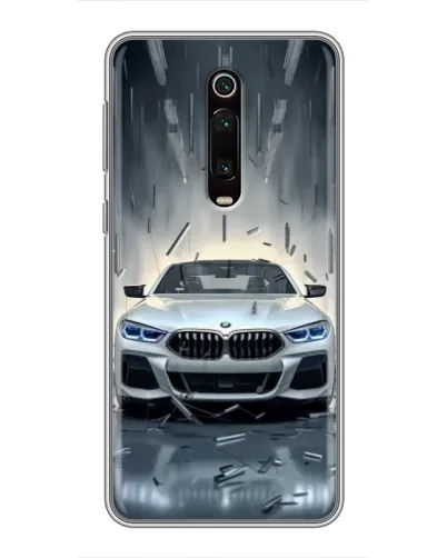 Чехол для Xiaomi Mi 9T с картинкой «BMW в свете фар»