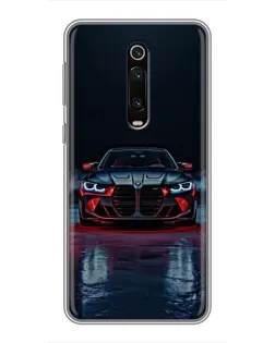 Чехол для Xiaomi Mi 9T с картинкой «BMW на мокрой дороге»