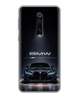 Чехол для Xiaomi Mi 9T с картинкой «BMW сквозь ночной город» Чехол для Xiaomi Mi 9T с картинкой «BMW сквозь ночной город»