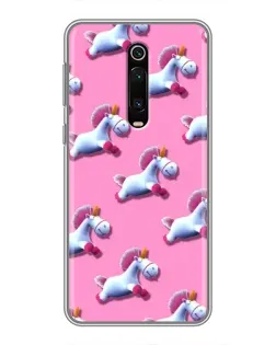 Чехол для Xiaomi Mi 9T с картинкой «Единороги на розовом» Чехол для Xiaomi Mi 9T с картинкой «Единороги на розовом»