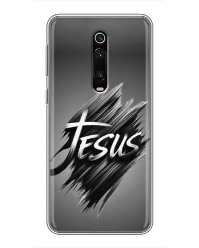 Чехол для Xiaomi Mi 9T с картинкой «Надпись Jesus Graffiti»