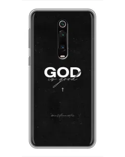 Чехол для Xiaomi Mi 9T с картинкой «GOD — Бог над всем»