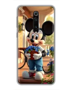 Чехол для Xiaomi Mi 9T с картинкой «Микки садовод»