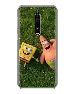 Чехол для Xiaomi Mi 9T с картинкой «Друзья на лужайке»