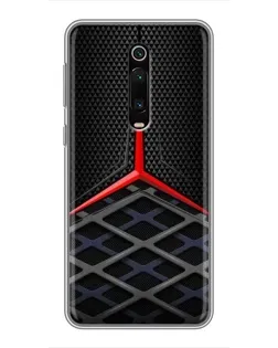 Чехол для Xiaomi Mi 9T с картинкой «Mercedes Carbon Grid»