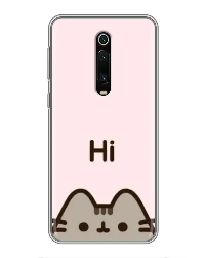 Чехол для Xiaomi Mi 9T с картинкой «Пушин говорит Hi» Чехол для Xiaomi Mi 9T с картинкой «Пушин говорит Hi»