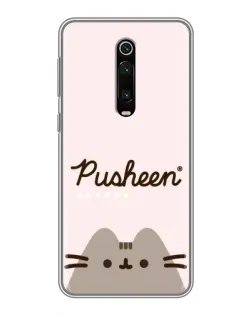 Чехол для Xiaomi Mi 9T с картинкой «Pusheen логотип»