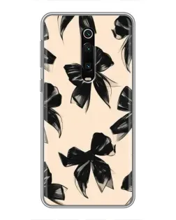 Чехол для Xiaomi Mi 9T с картинкой «Паттерн черные банты» Чехол для Xiaomi Mi 9T с картинкой «Паттерн черные банты»