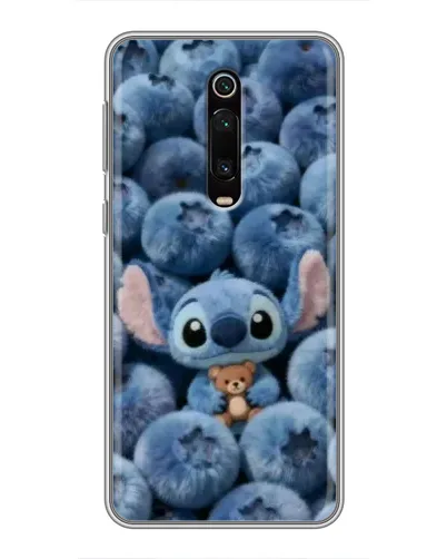 Чехол для Xiaomi Mi 9T с картинкой «Стич и голубика»
