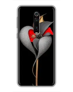 Чехол для Xiaomi Mi 9T с картинкой «Серебряный фантазийный цветок» Чехол для Xiaomi Mi 9T с картинкой «Серебряный фантазийный цветок»