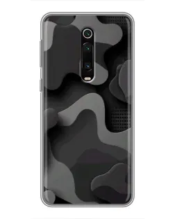 Чехол для Xiaomi Mi 9T с картинкой «Темный абстрактный камуфляж» Чехол для Xiaomi Mi 9T с картинкой «Темный абстрактный камуфляж»