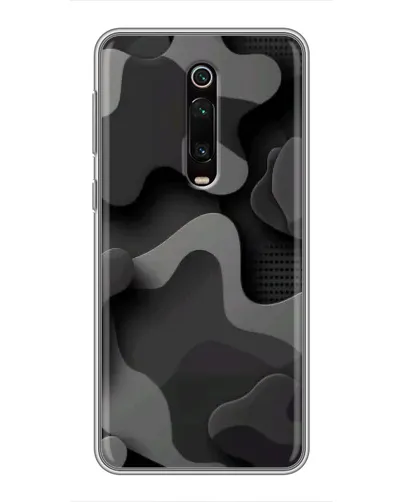Чехол для Xiaomi Mi 9T с картинкой «Темный абстрактный камуфляж»
