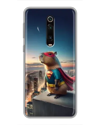 Чехол для Xiaomi Mi 9T с картинкой «Капи-мен супергерой»