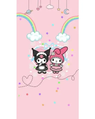 Чехол для Xiaomi с картинкой «My Melody и Kuromi» Чехол для Xiaomi с картинкой «My Melody и Kuromi»