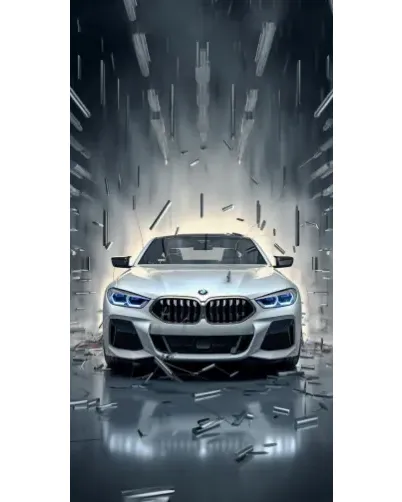 Чехол для Xiaomi с картинкой «BMW в свете фар» Чехол для Xiaomi с картинкой «BMW в свете фар»