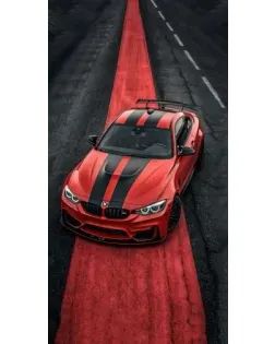 Чехол для Xiaomi с картинкой «BMW на красной дорожке»