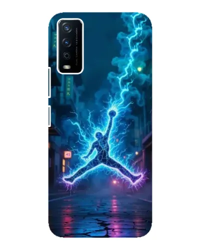 Чохол для Vivo Y12s з картинкою «Jordan Gold Jumpman»
