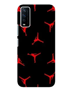 Чохол для Vivo Y12s з картинкою «Jordan Red Pattern» Чохол для Vivo Y12s з картинкою «Jordan Red Pattern»