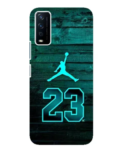 Чохол для Vivo Y12s з картинкою «Jordan Cyan 23»