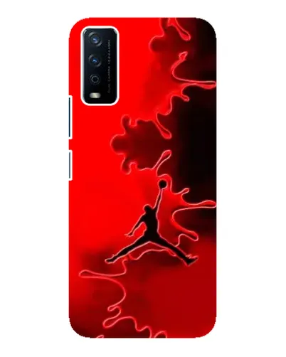 Чохол для Vivo Y12s з картинкою «Jordan Red Smoke»