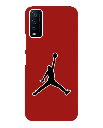Чохол для Vivo Y12s з картинкою «Jordan Red Back»